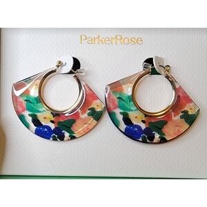 ParkerRose Multicolored Resin Earrings